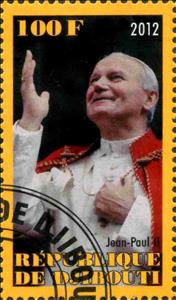 Stamp, Pape Jean-Paul II, Cinderellas,  , People, Popes