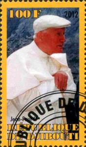 Stamp, Pape Jean-Paul II, Cinderellas,  , People, Popes