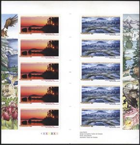 Booklet, Terra-Nova National Park 1957-2007 - Jasper National Park 1…, Canada,  , National Parks, UNESCO World Heritage Sites