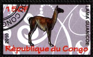 Stamp, Lama guanicoe, Cinderellas,  