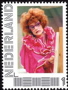 Stamp, 60 Years Dutch television: The Family Knots, Netherlands,  , Actors, Television