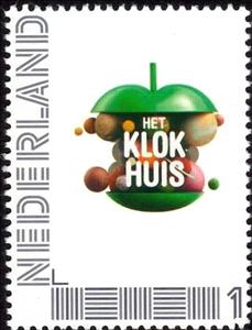 Stamp, 60 Years Dutch television: The Clock House, Netherlands,  , Television