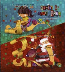Mini Sheet, Letter to Santa Claus, Argentina,  , Santa Claus