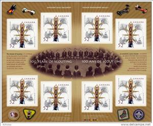 Booklet, 100 Years of Scouting, Canada,  , Scouting