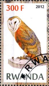 Stamp, Owls, Cinderellas,  , Birds, Owls