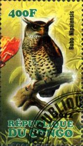 Stamp, Bubo Nipalensis, Cinderellas,  , Birds