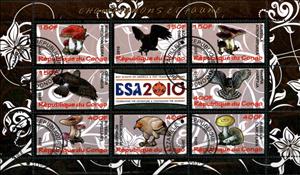 Mini Sheet, Champignons et faune, Cinderellas,  , Mushrooms