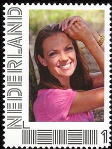 Stamp, 60 Years Dutch television: The Change, Netherlands,  , Actors, Television
