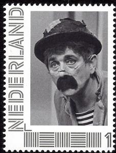 Stamp, 60 Years Dutch television: Saint Germain des Prés, Netherlands,  , Actors, Television