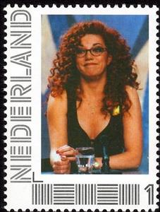 Stamp, 60 Years Dutch television: Also that still!, Netherlands,  , Actors, Television