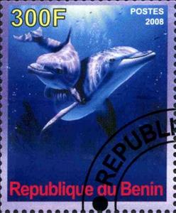 Stamp, Dolphins, Cinderellas,  , Dolphins