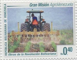 Stamp, Great Mission Agrovenezuela, Venezuela,  