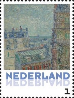 Vincent van Gogh: View from apartment Theo / Vincent