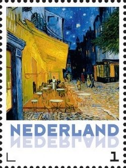 Vincent van Gogh: Café Terrace at evening / night