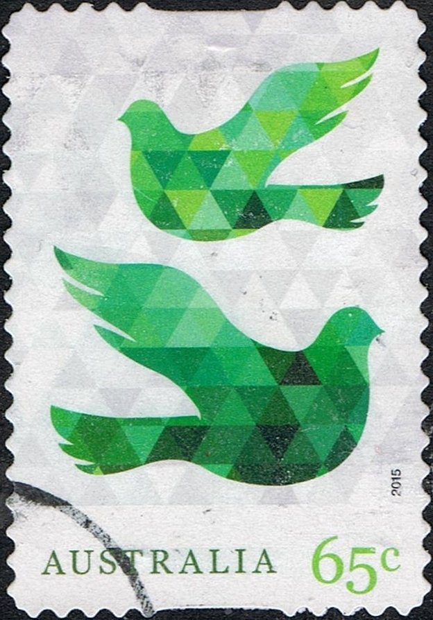 Green Doves of Peace