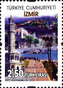 Stamp, Tourism - Izmir, Turkey,  , Tourism, Townscapes / City Views