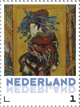 Stamp, Courtesan (after Eisen), Netherlands,  , Paintings
