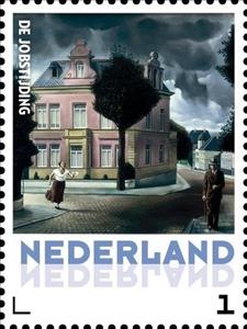 Stamp, The bad news, Netherlands,  , Paintings