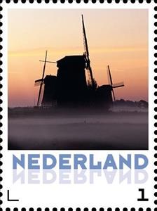 Stamp, Upper Mill E,D,C, Schermerhorn, Netherlands,  , Windmills