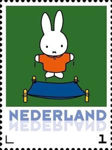Stamp, Miffy at the playground, Netherlands,  