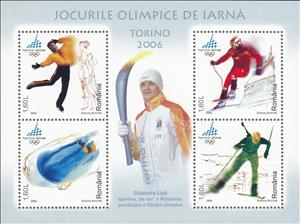 Souvenir Sheet, Winter Olympic Games, Torino 2006, Romania,  , Olympic Games