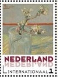 Flowering Almond Blossom in a Glass, by Vincent van Gogh
