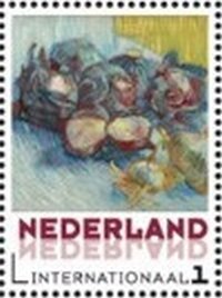 Stamp, Cabbages and onions, Netherlands,  , Painters, Paintings