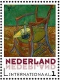 Stamp, Gauguin's chair, Netherlands,  , Painters, Paintings