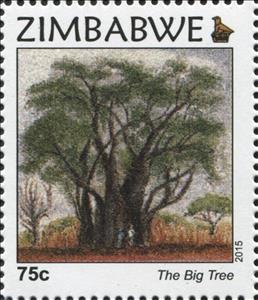 Stamp, The Big Tree, Zimbabwe,  , Trees