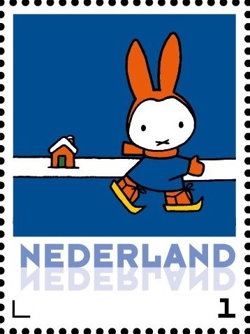 Miffy in the snow