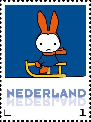 Miffy in the snow