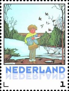Stamp, January, Netherlands,  