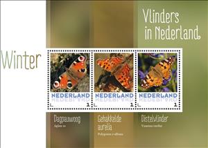 Mini Sheet, Butterflies, Netherlands,  , Animals (Fauna), Butterflies, Insects
