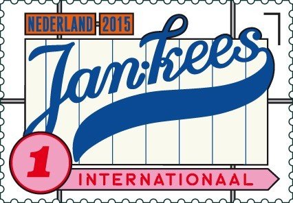 Stamp, Shirt with the name of the ‘New York Yankees’, Netherlands,  