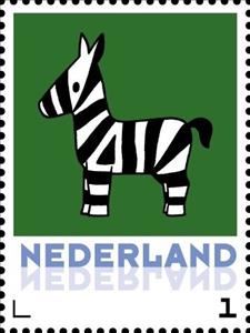 Stamp, Miffy at the Zoo, Netherlands,  
