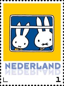 Stamp, Miffy at the Zoo, Netherlands,  