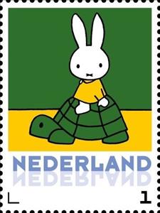 Stamp, Miffy at the Zoo, Netherlands,  