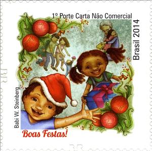 Stamp, Christmas 2014, Brazil,  , Christmas