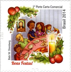 Stamp, Christmas 2014, Brazil,  , Christmas