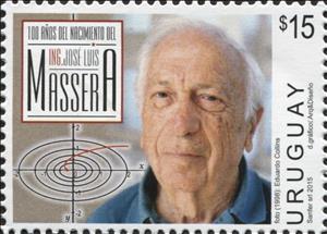 Stamp, Ing. Jose Luis Massera, Uruguay,  