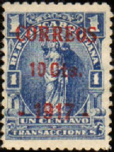 Stamp, Symbol of justice, Bolivia,  