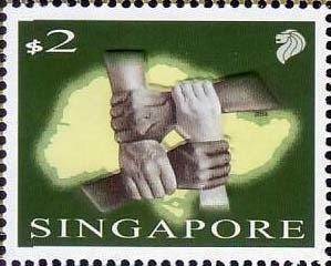Stamp, National Day, Singapore,  