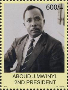 Stamp, Aboud J Mwinyi 2nd President, Tanzania,  , Heads of State, Politicians
