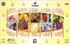Mini Sheet, Venezuelan Cacao, Venezuela,  