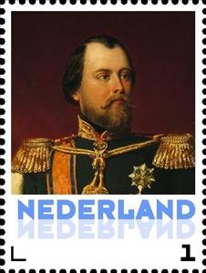 Stamp, King Willem III, Netherlands,  , Kings
