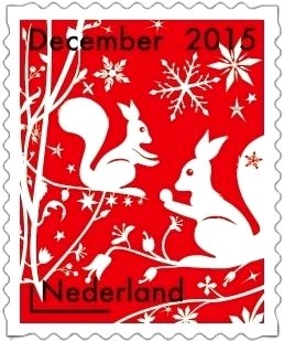 Stamp, Squirrels, Netherlands,  , Squirrels