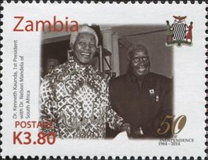 Stamp, 50th Anniversary of Independence of Zambia, Zambia,  , Anniversaries and Jubilees