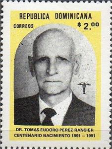 Stamp, Tomas Eudoro Perez Rancier, Dominican Republic,  