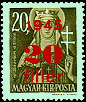 Stamp, St. Elizabeth (1207-1231), Hungary,  , Religion, Saints, Women
