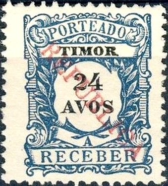 Postage due - Local overprint